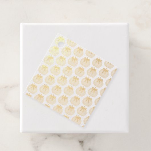 Rosa Kürbis mit schwarzem Bug Geschenkanhänger (Mit Box)