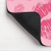 Rosa Kuss Mousepad (Ecke)