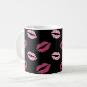 Rosa Küsse Kaffeetasse (Vorderseite Links)