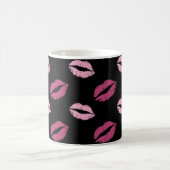 Rosa Küsse Kaffeetasse (Mittel)