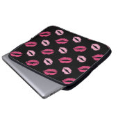 Rosa Küsse Laptopschutzhülle (Vorne Knopf)