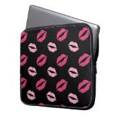Rosa Küsse Laptopschutzhülle (Vorderseite Links)