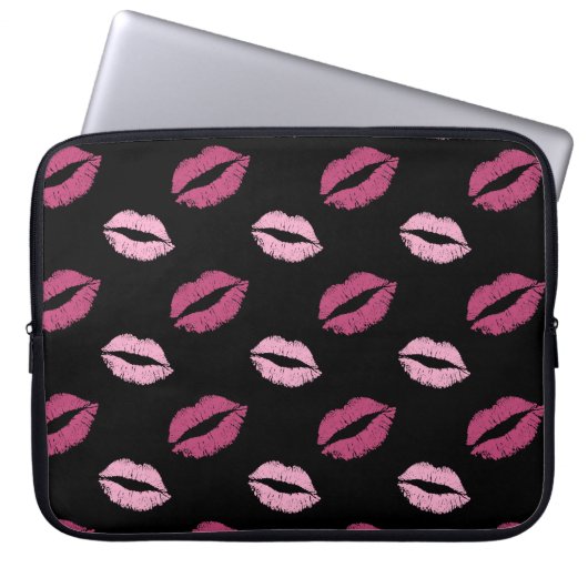 Rosa Küsse Laptopschutzhülle (Vorderseite)