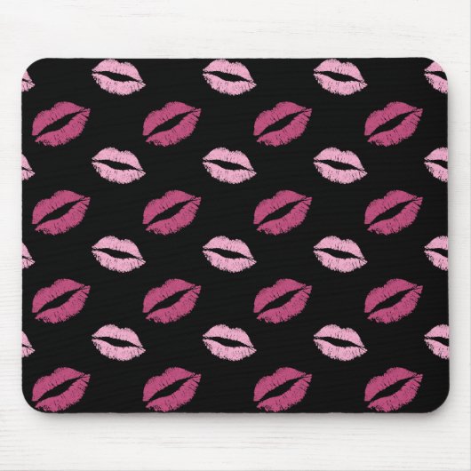 Rosa Küsse Mousepad (Vorne)