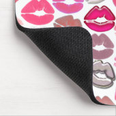 Rosa-Küsse Mousepad (Ecke)