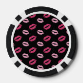 Rosa-Küsse Pokerchips (Rückseite)