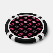 Rosa-Küsse Pokerchips (Einzeln)