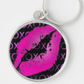 Rosa-Küsse Schlüsselanhänger (Vorne)