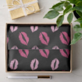 Rosa-Küsse Seidenpapier (Geschenk)