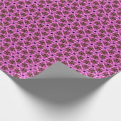 Rosa Labyrinth Geschenkpapier (Ecke)