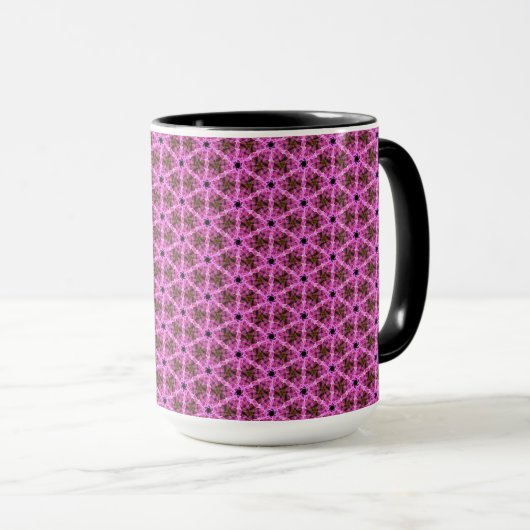 Rosa Labyrinth Tasse (VorderseiteRechts)
