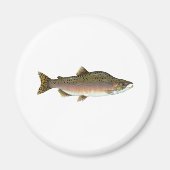 Rosa Lachs Magnet (Vorne)