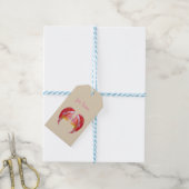 Rosa Ladys, Gemini Wasserfarbe Geschenkanhänger (Mit Garn)