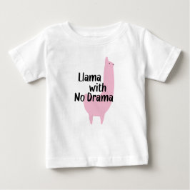 Rosa Lama-Baby-T - Shirt