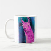 Rosa Lama-Tasse Kaffeetasse (Links)