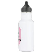 Rosa Lama-Wasser-Flasche Edelstahlflasche (Rechts)