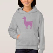 Rosa LamaHoodie Hoodie (Vorderseite)
