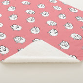Rosa Lamm Sherpadecke (3/4)