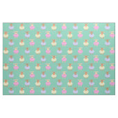Rosa Lämmer, gelb und blau Stoff (Fat Quarter (45,7 x 55,9 cm))