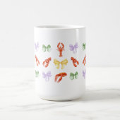 Rosa Languste Party Kaffeetasse (Mittel)