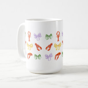 Rosa Languste Party Kaffeetasse