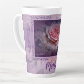 Rosa Latte Tasse (Linke Ecke)
