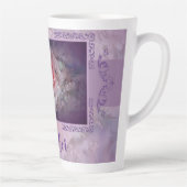 Rosa Latte Tasse (Rechts)