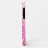 Rosa Latticework, Ombre, Quatrefoil, Trellis Case-Mate iPhone Hülle (Hinten/Links)