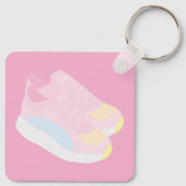 Rosa Laufschuhe Schlüsselanhänger (Rückseite)