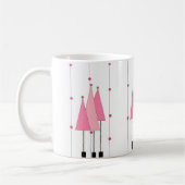 Rosa Launenbäume Kaffeetasse (Links)
