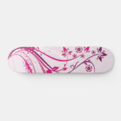 Rosa launisches skateboard (Horizontal)