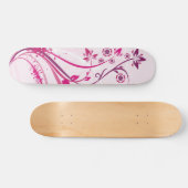 Rosa launisches skateboard (Horizontal)