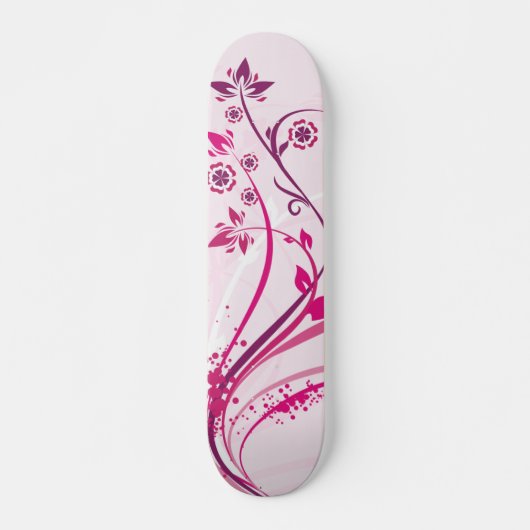 Rosa launisches skateboard (Vorne)