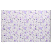 Rosa Lava silberfarbene Aquarellflora Stoff (Fat Quarter (45,7 x 55,9 cm))