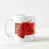 Rosa Lavaglut Kaffeetasse (Links)