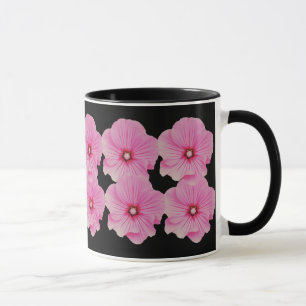 Rosa Lavateras Entwurfs-Tasse Tasse