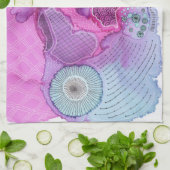 Rosa-/Lavendel-Geschirrtuch Geschirrtuch (Gefaltet)