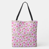 Rosa Lavendel Lacy Daisy-Tasche Tasche (Rückseite)