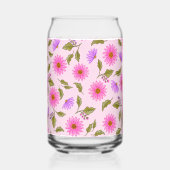 Rosa Lavendel Lacy Daisy Trinkglas-Set Glas (Links)