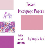 Rosa Lavendel Seidenpapier