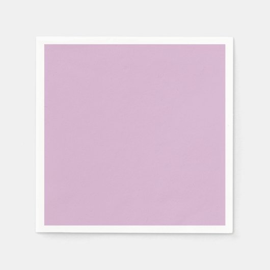 Rosa Lavendel Solid Color Serviette (Vorderseite)