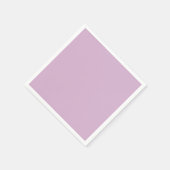 Rosa Lavendel Solid Color Serviette (Ecke)