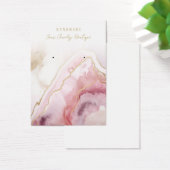 Rosa Lavender Gold Agate Display Cards sammeln (Schreibtisch)