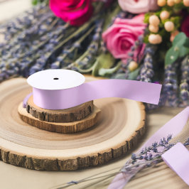 Rosa Lavender Satin Ribbon Satinband
