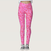 Rosa Leaf Leggings (Vorderseite)