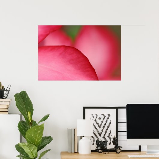 Rosa Leaf Poster (Heimbüro)