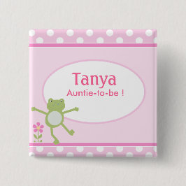 Rosa Leap Frog Baby Shootname Schaltfläche Button