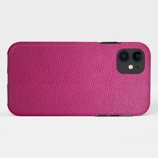 Rosa Leder Case-Mate iPhone Hülle (Rückseite (Horizontal))