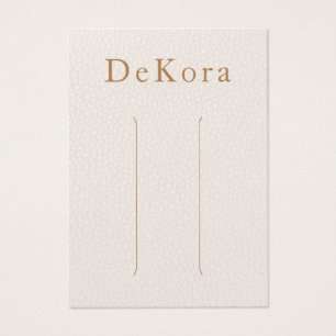 Rosa Leder Mehrhaarkleckenkarte