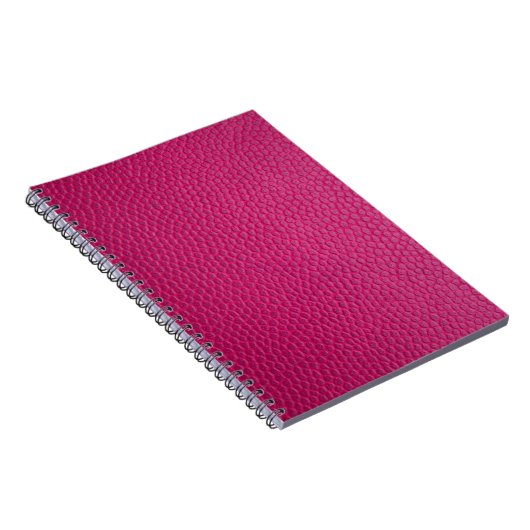Rosa Leder Notizblock (Rechte Seite)